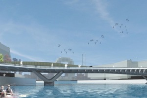  Entwurf der Baakenhafenbrücke, Hamburg  - Wilkinson Eyre Architects 