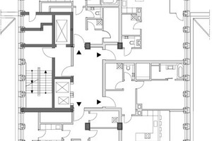  Grundriss 3. Obergeschoss, M 1 : 333 1/3 