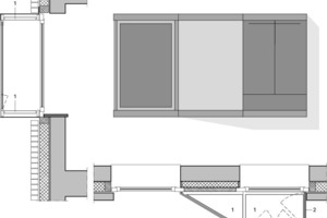  Prinzipdetail Pixelfenster, M 1 : 40 