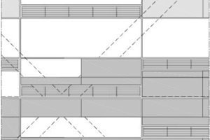  Ansicht Fassade, M 1 : 75 