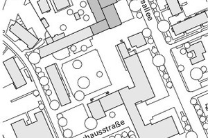  Lageplan, M 1 : 3 500 