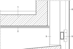  Detail AW-Verkleidung 2. Obergeschoss Skaterrampe, M 1 : 12,5 