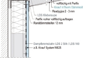  Dämmung im Anschlussbereich außenwandeinbindende Stahlbetondecke mit Dämmkeilen 