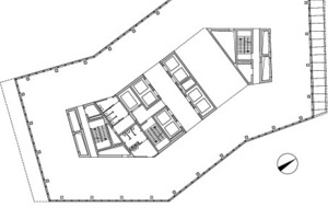  Grundriss 17. OG, M 1 : 750 