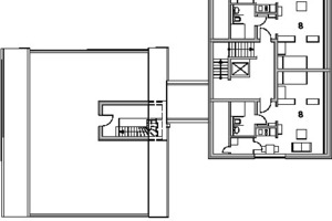  Grundriss Dachgeschoss, M 1 : 333 1/3 