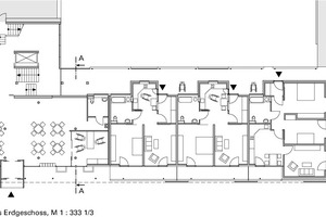  Grundriss Erdgeschoss, M 1 : 333 1/3 